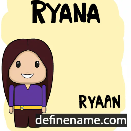 Ryana cartoon