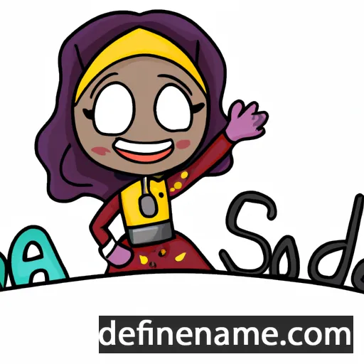 Sa'dia cartoon