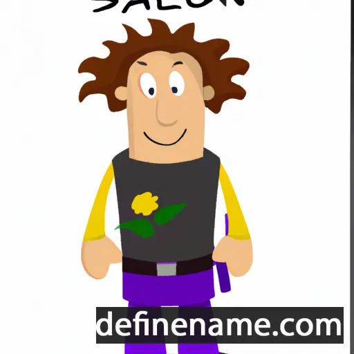 Salomon cartoon