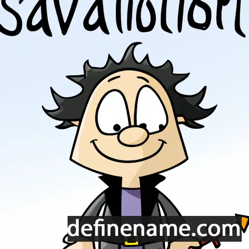 Salvator cartoon