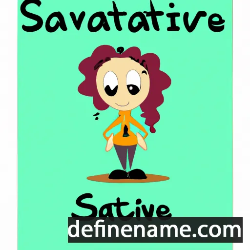 Salvatrice cartoon