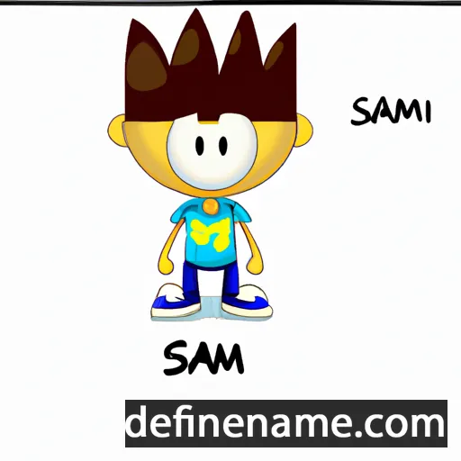 cartoon of the name Sami