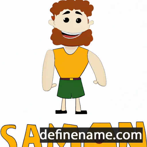 Samson cartoon