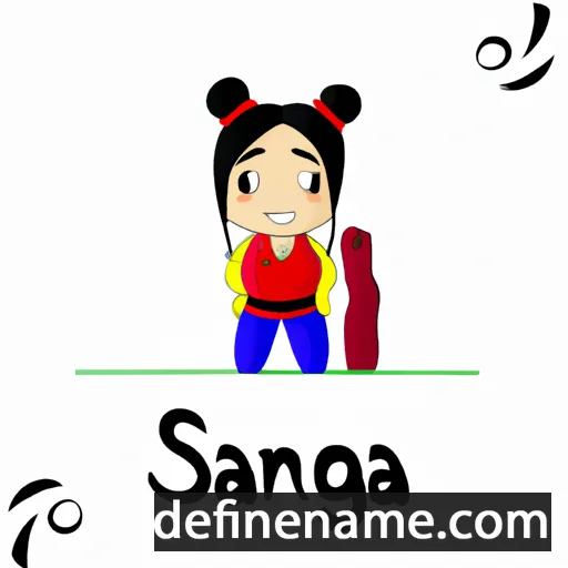 Sanjica cartoon