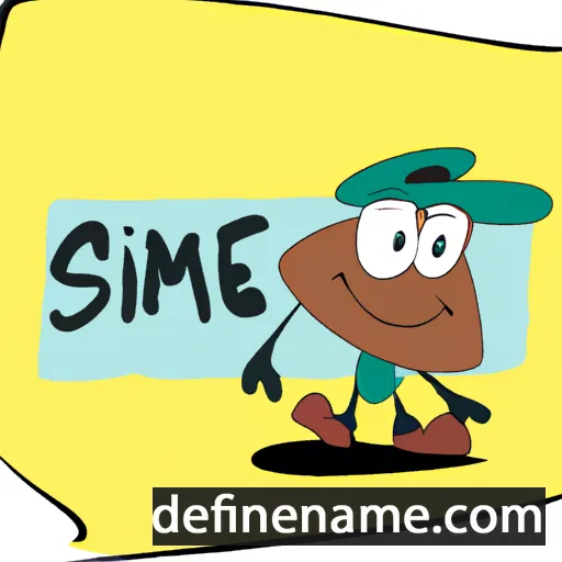 Šime cartoon