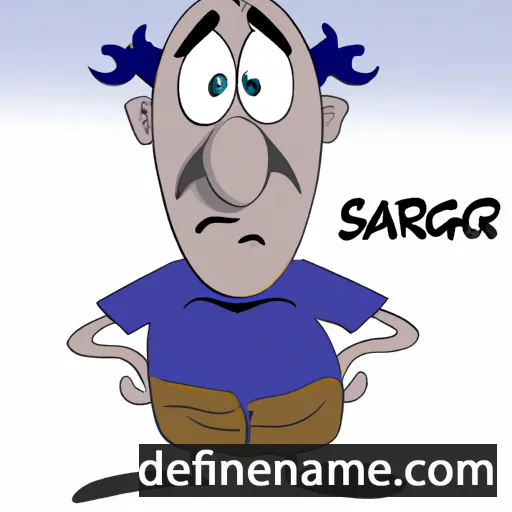 Sargis cartoon