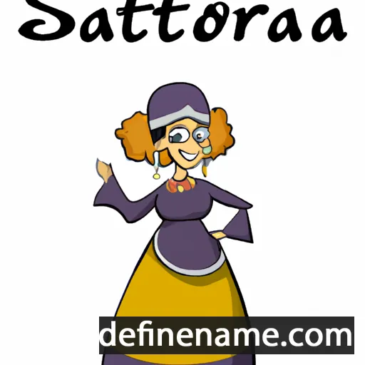 Sarolta cartoon