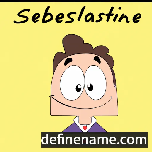 Sébastienne cartoon