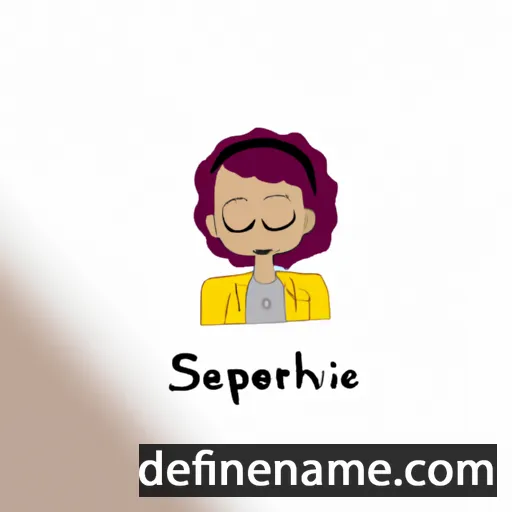 Séraphine cartoon