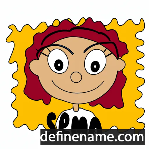 cartoon of the name Selma