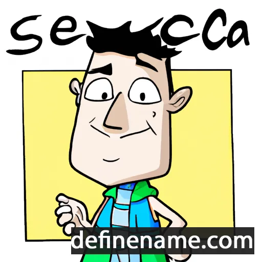 Seneca cartoon