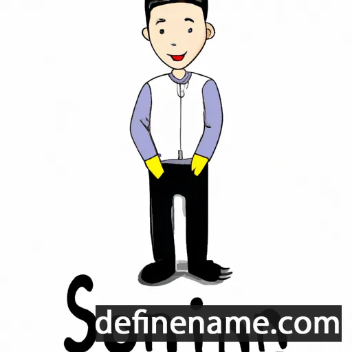 Seong-Min cartoon