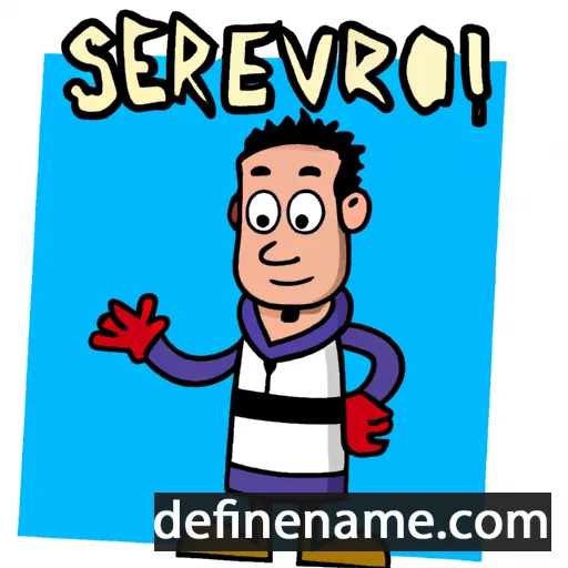 Severiano cartoon