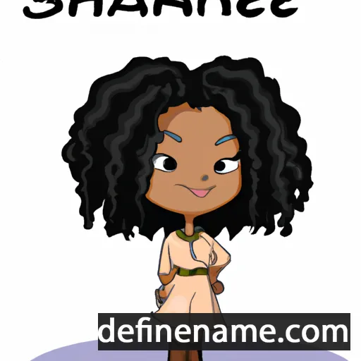 Shanae cartoon