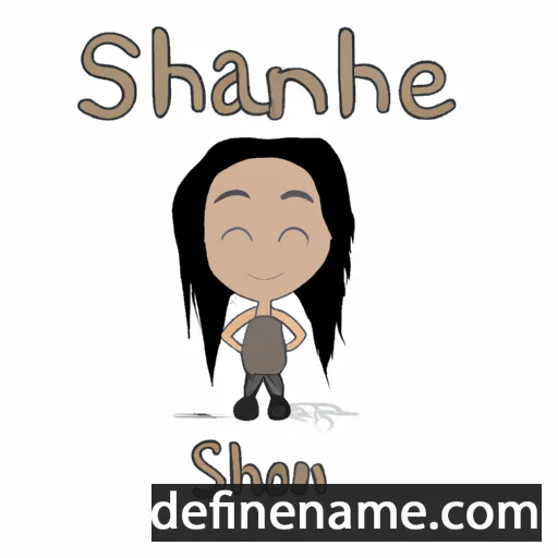 Shannen cartoon