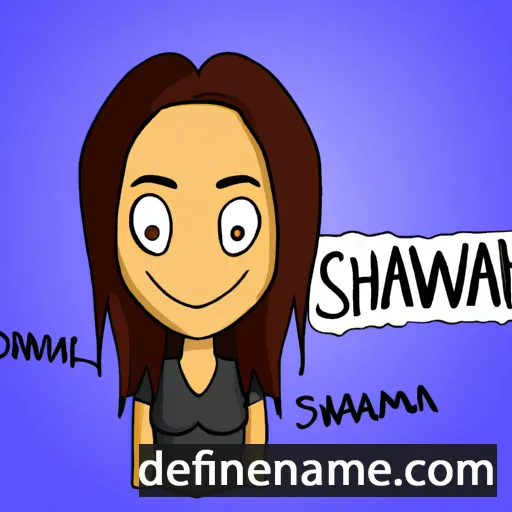 Shawna cartoon