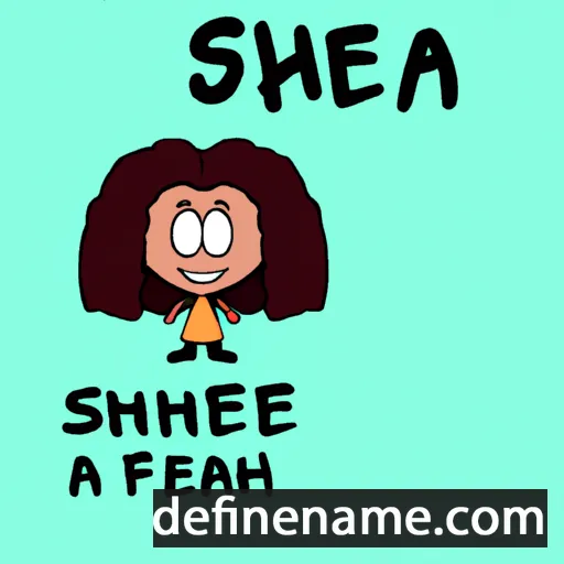 Shea cartoon