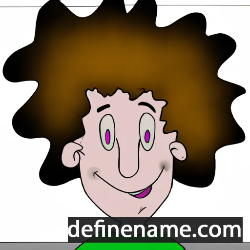 cartoon of the name Simone