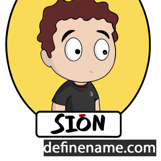 Siôn cartoon