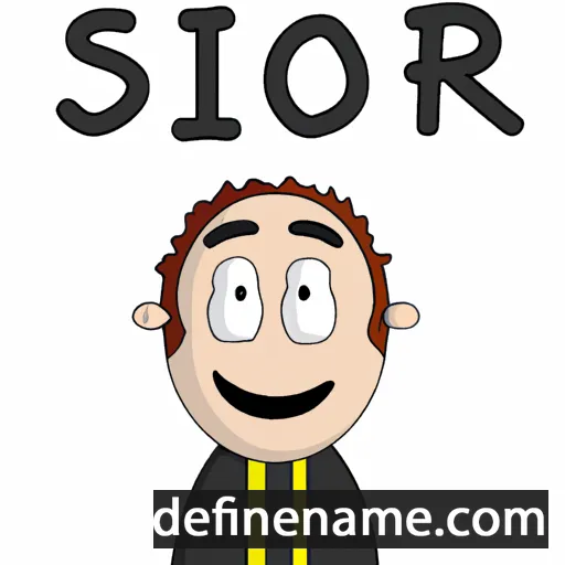 Siôr cartoon