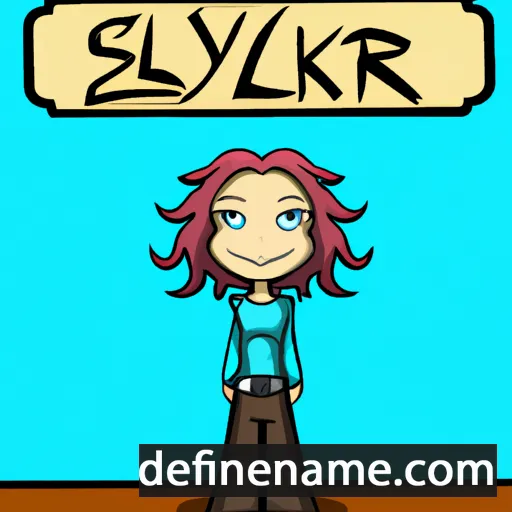 Skylar cartoon