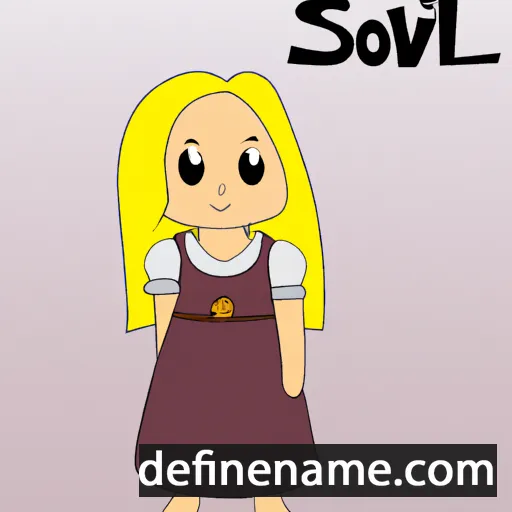 Sølvi cartoon