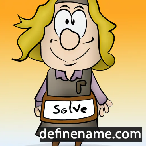 Solveig cartoon