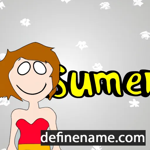 Sommer cartoon