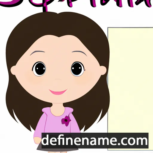 Sophia cartoon