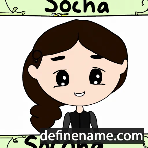 Sorcha cartoon