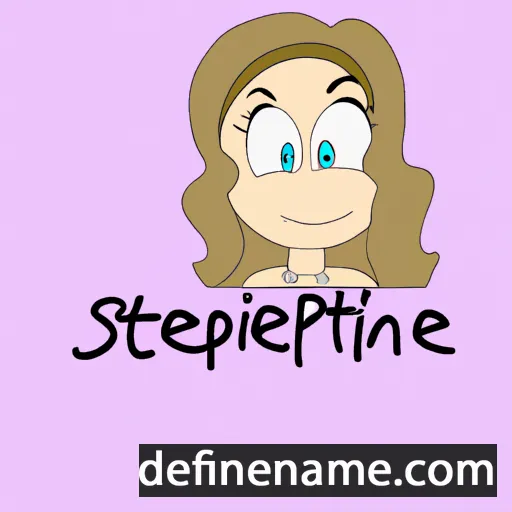 Stéphanie cartoon