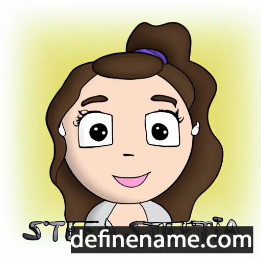 Stefánia cartoon