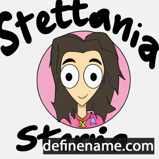 Stefania cartoon