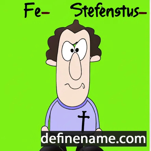 Stefanus cartoon