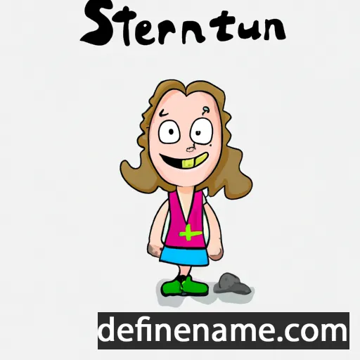 Steinunn cartoon