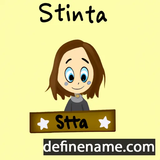 Stiina cartoon