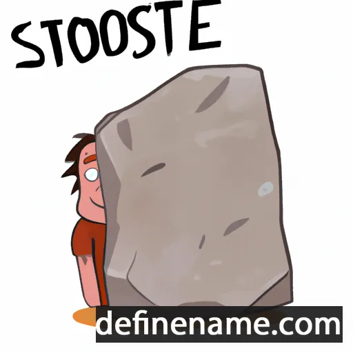 Stone cartoon