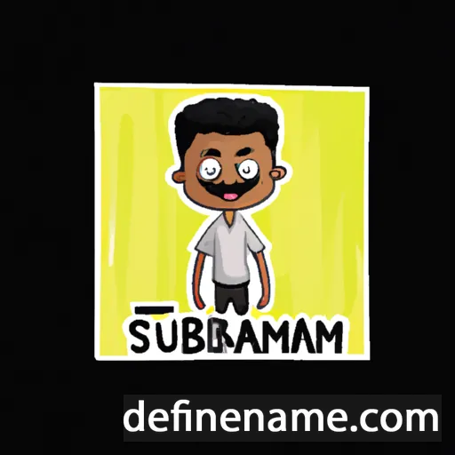 Subramaniam cartoon