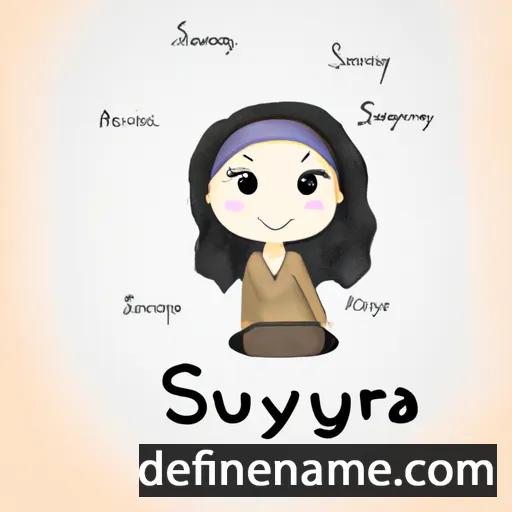 Suraya cartoon