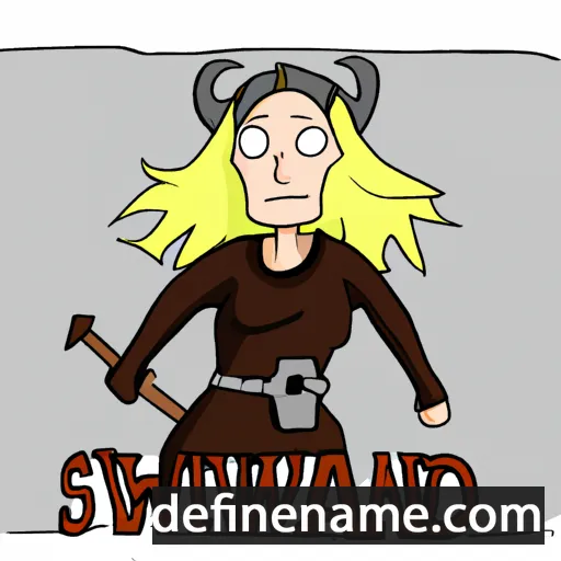 Svanhild cartoon