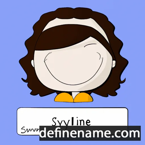 Sylviane cartoon