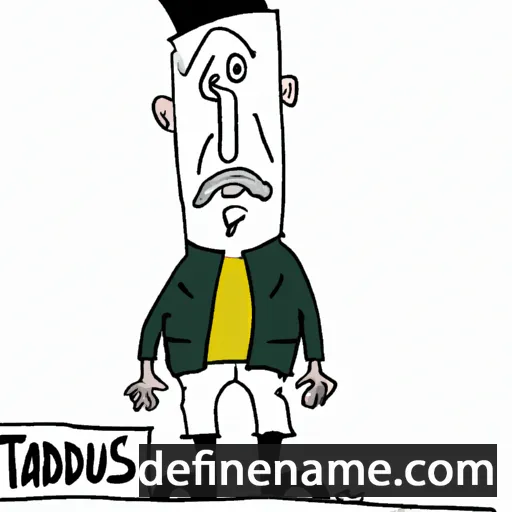 Tadeusz cartoon