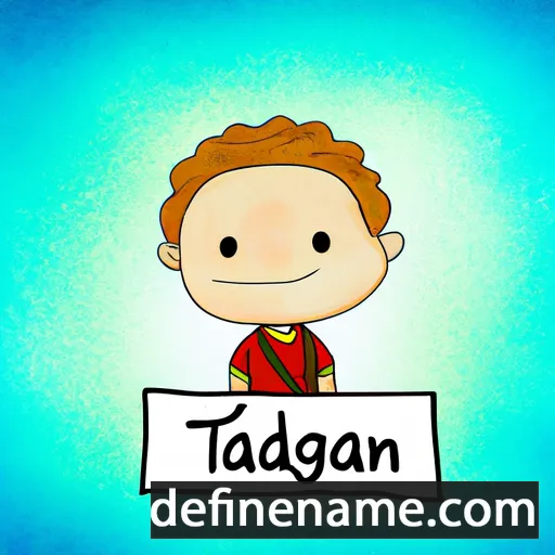 Tadhgán cartoon