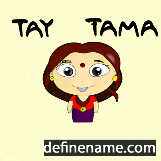 Tamya cartoon