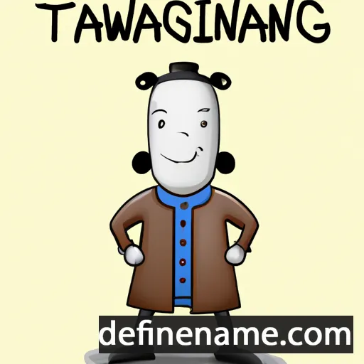 Tangwystl cartoon