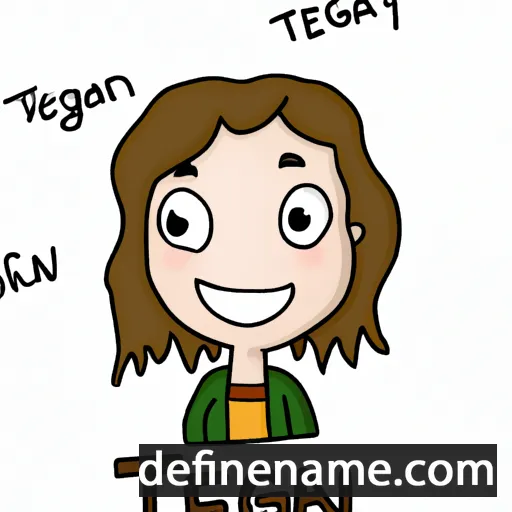 Teagan cartoon