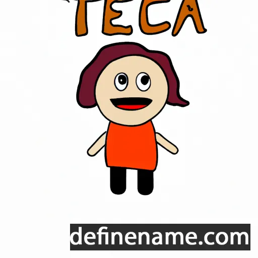 Teca cartoon