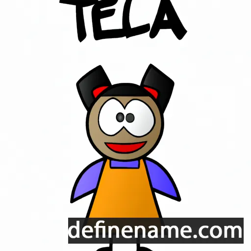 Tecla cartoon