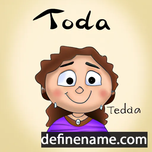 Teodóra cartoon