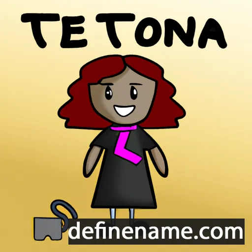 Teona cartoon